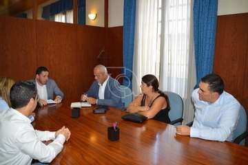 Visita del senador socialista Ramón Morales a Telde (Foto TA)